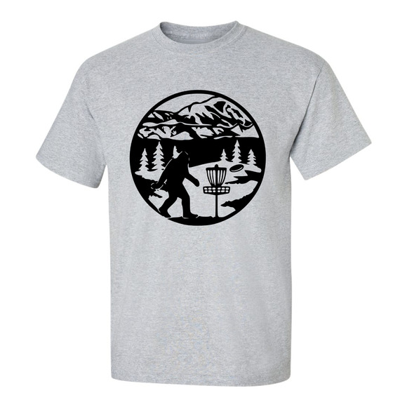 Disc Golf T Shirt SASQUATCH MOUNTAINS Discgolfer Discgolfing Shirt - Picture 5 of 16